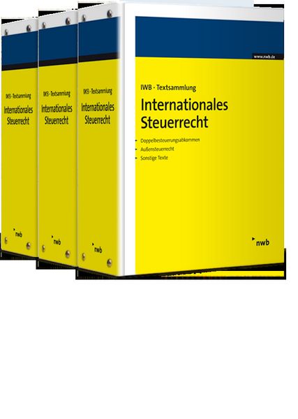 Produktbild: IWB-Textsammlung - Internationales Steuerrecht ohne Fortsetzungsbezug