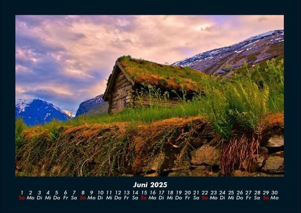 Produktbild: Berglandschaften 2025 Fotokalender DIN A4