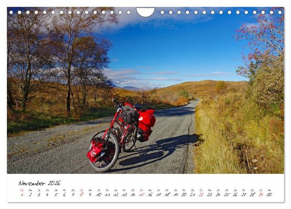 Produktbild: Abenteuer Radreisen (Wandkalender 2026 DIN A4 quer), CALVENDO Monatskalender