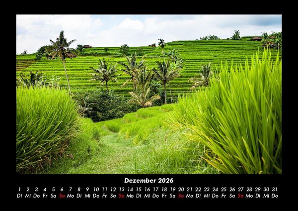 Produktbild: Indonesiens Sch&ouml;nheit 2026 Fotokalender DIN A3