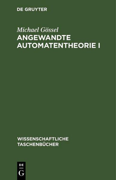 Produktbild: Angewandte Automatentheorie I