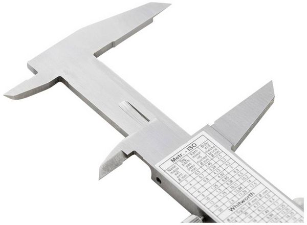 Produktbild: Dasqua 1120-3115 DIN EN 862, Monoblock-Messschieber 150mm Edelstahl