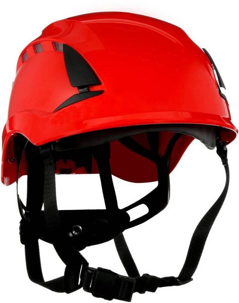 3M SecureFit X5005VE-CE Schutzhelm EN 397, EN 12492, EN 50365 Rot
