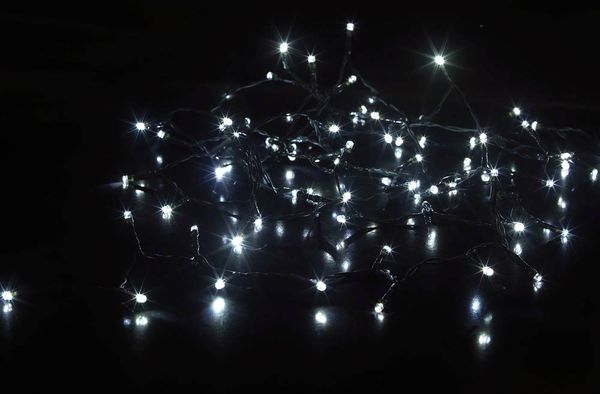 Produktbild: Sygonix SY-5596928 Solar-Lichterkette LED Schwarz, Standard-Gr&uuml;n (seidenmatt)