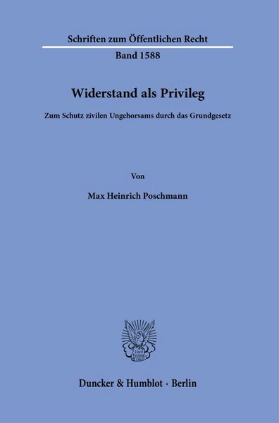 Produktbild: Widerstand als Privileg