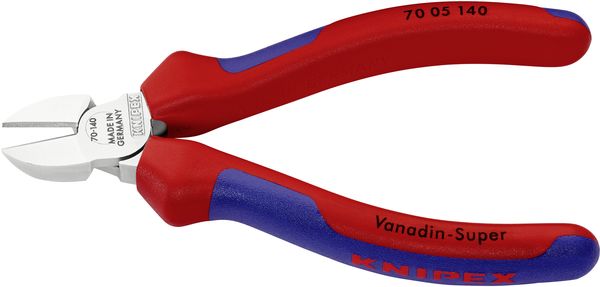 Produktbild: Knipex 70 05 140 Werkstatt Seitenschneider mit Facette 140mm