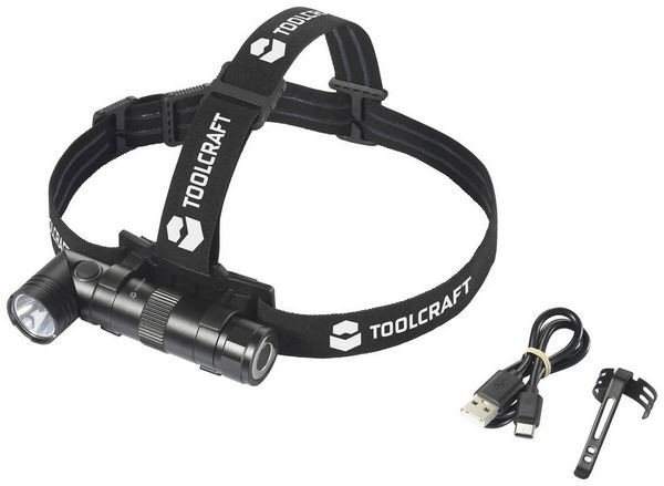Produktbild: TOOLCRAFT TO-7838469 SMD LED Stirnlampe akkubetrieben 2000lm 200h TO-7838469