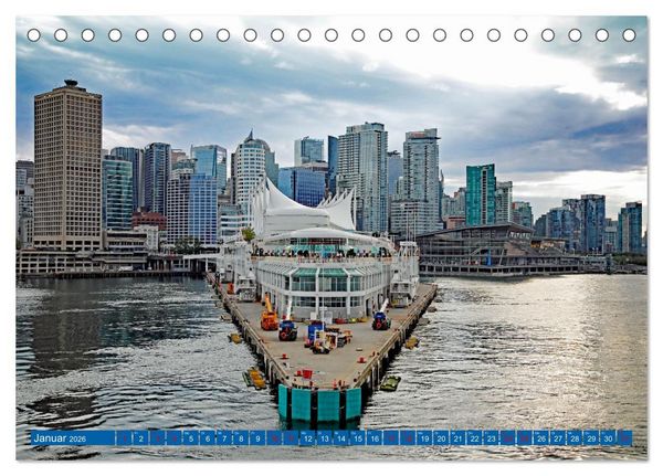 Produktbild: Von Vancouver nach Alaska (Tischkalender 2026 DIN A5 quer), CALVENDO Monatskalender