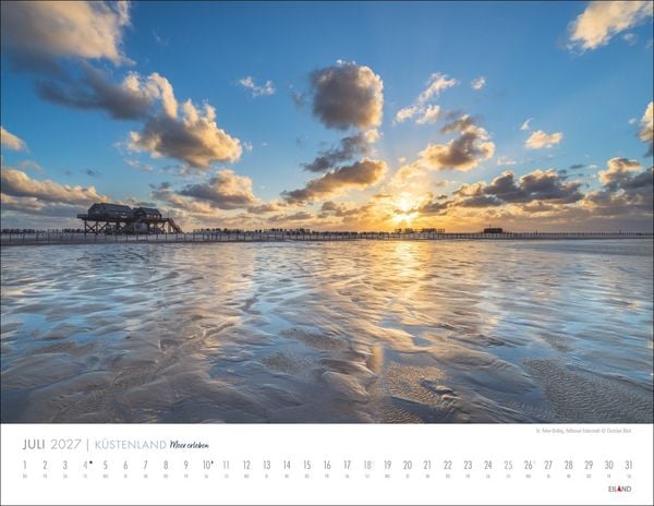 Produktbild: K&uuml;stenland Kalender 2027 - Meer erleben