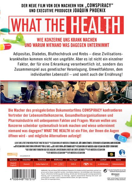 Produktbild: What the Health - Wie Konzerne uns krank machen und warum niemand was dagegen unternimmt.