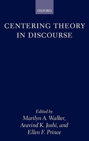 Produktbild: Centering Theory in Discourse