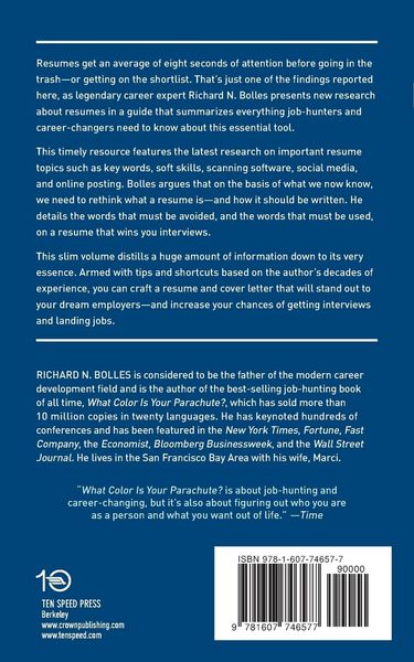 Produktbild: What Color Is Your Parachute? Guide to Rethinking Resumes