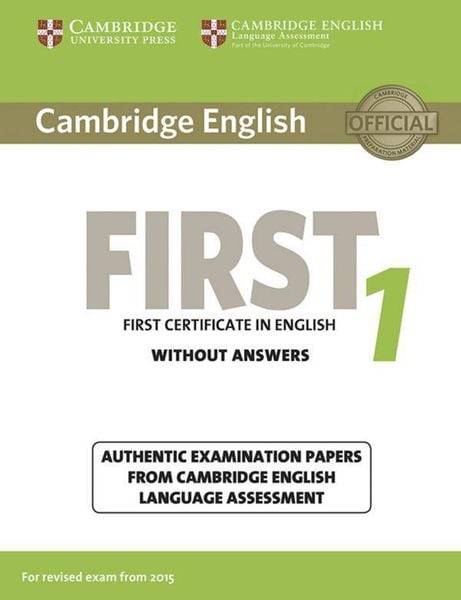 Produktbild: Cambridge English First 1 for updated exam
