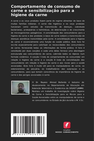 Produktbild: Comportamento de consumo de carne e sensibiliza&ccedil;&atilde;o para a higiene da carne