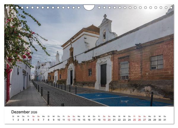 Produktbild: Conil de la Frontera - Ein traumhaftes andalusisches Dorf am Atlantik (Wandkalender 2026 DIN A4 quer), CALVENDO Monatskalender