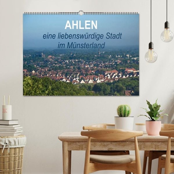 Produktbild: Ahlen eine liebensw&uuml;rdige Stadt im M&uuml;nsterland (Wandkalender 2026 DIN A2 quer), CALVENDO Monatskalender