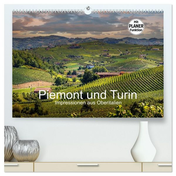 Produktbild: Piemont und Turin (hochwertiger Premium Wandkalender 2026 DIN A2 quer), Kunstdruck in Hochglanz