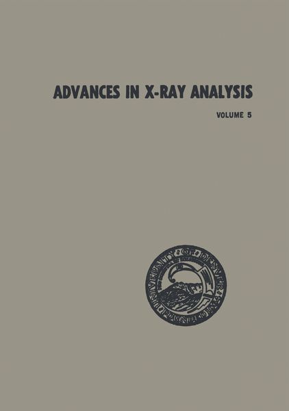 Produktbild: Advances in X-Ray Analysis