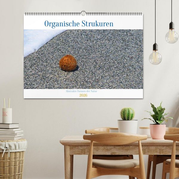Produktbild: organische Strukturen Abstrakte Formen der Natur (Wandkalender 2026 DIN A2 quer), CALVENDO Monatskalender
