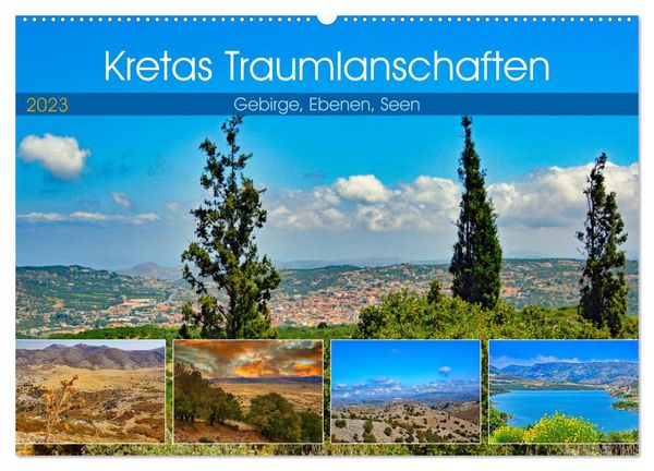 Kretas Traumlandschaften (Wandkalender 2024 DIN A2 quer), CALVENDO Monatskalender