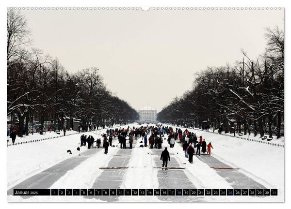 Produktbild: M&uuml;nchen - Facetten einer Stadt (hochwertiger Premium Wandkalender 2026 DIN A2 quer), Kunstdruck in Hochglanz