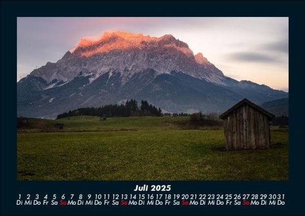 Produktbild: Berge 2025 Fotokalender DIN A5