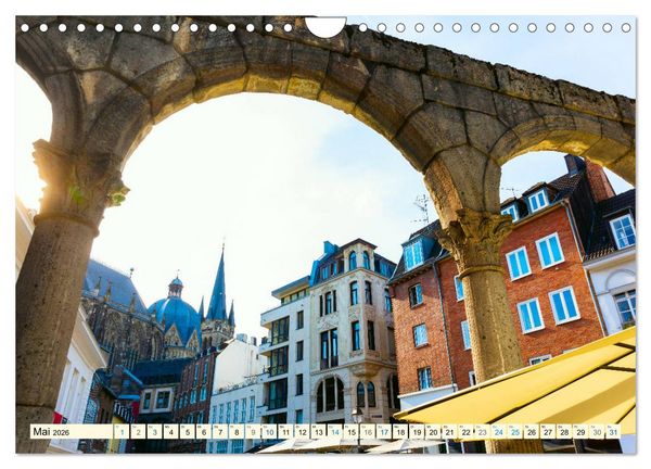 Produktbild: Aachen - die Kaiserstadt am Dreil&auml;ndereck (Wandkalender 2026 DIN A4 quer), CALVENDO Monatskalender