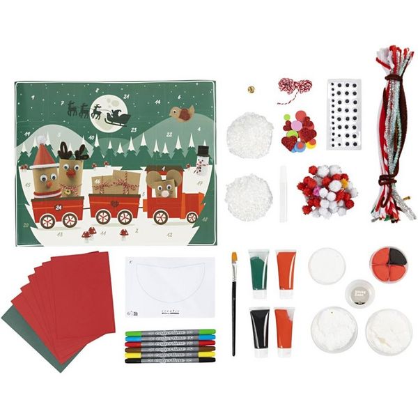 Produktbild: Creativ Company DIY Sets Basisversion Adventskalender Recycling, Kreativ Box