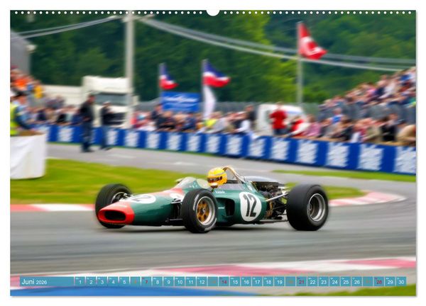 Produktbild: Formel 1 in den sechziger Jahren (hochwertiger Premium Wandkalender 2026 DIN A2 quer), Kunstdruck in Hochglanz