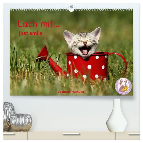 Produktbild: lach mit...just smile (hochwertiger Premium Wandkalender 2027 DIN A2 quer), Kunstdruck in Hochglanz