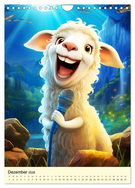Produktbild: Bauernhof. Tierischer Humor auf dem Land (Wandkalender 2026 DIN A4 hoch), CALVENDO Monatskalender