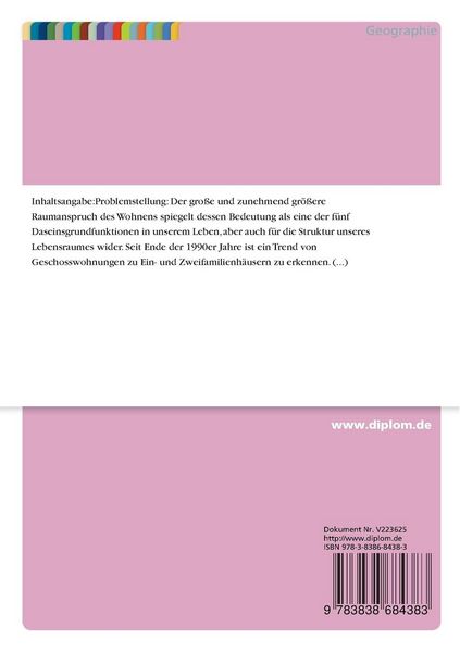 Produktbild: Der Ein- und Zweifamilienhausbau der 1950er/ 60er Jahre