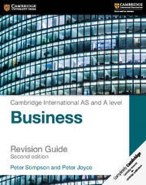 Produktbild: Cambridge International AS and A Level Business Revision Guide