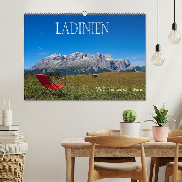 Produktbild: Ladinien - Wo S&uuml;dtirol am sch&ouml;nsten ist (Wandkalender 2026 DIN A2 quer), CALVENDO Monatskalender