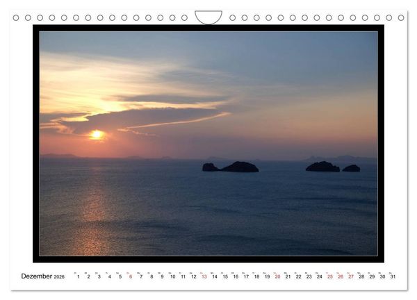 Produktbild: Thailand - auf stillen Wegen (Wandkalender 2026 DIN A4 quer), CALVENDO Monatskalender