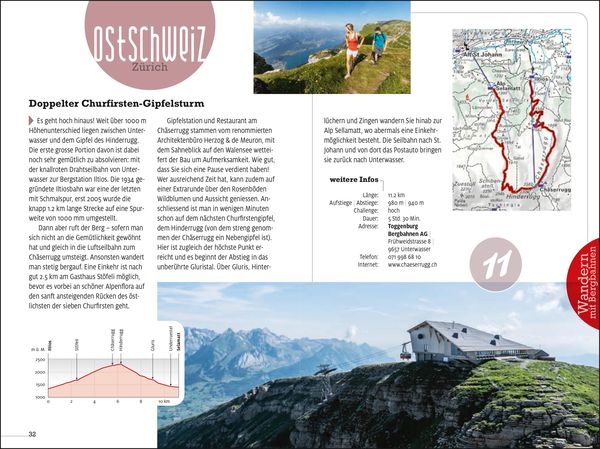 Produktbild: K&uuml;mmerly+Frey Erlebnis Schweiz Wandern mit Bergbahnen - Wanderf&uuml;hrer