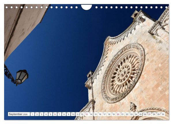 Produktbild: Apulien - Eine Reise zu Italiens Stiefelabsatz (Wandkalender 2026 DIN A4 quer), CALVENDO Monatskalender