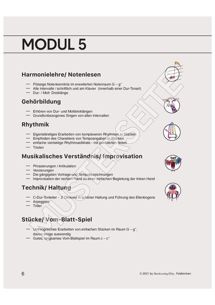 Produktbild: Klavierschule OH! Modul 5