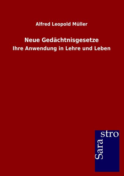 Produktbild: Neue Ged&auml;chtnisgesetze