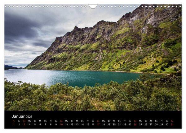 Produktbild: N&ouml;rdliches Norwegen (Wandkalender 2027 DIN A3 quer), CALVENDO Monatskalender
