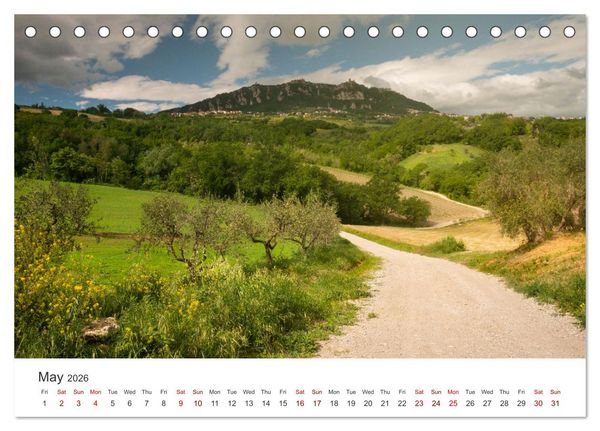 Produktbild: San Marino The oldest Republic in the world (Desk Calendar 2026 DIN A5 landscape), CALVENDO 12 Month DeskCalendar
