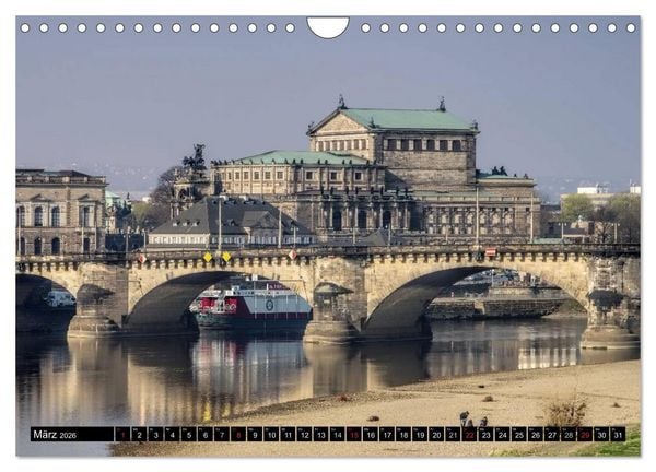 Produktbild: Dresden - Wundersch&ouml;nes Elbflorenz (Wandkalender 2026 DIN A4 quer), CALVENDO Monatskalender