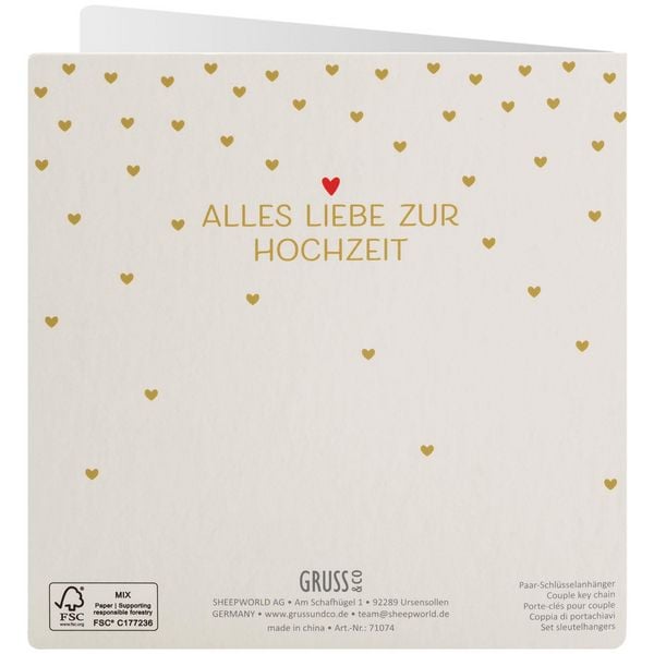 Produktbild: Paar-Schl&uuml;sselanh&auml;nger Motiv "Avocado"