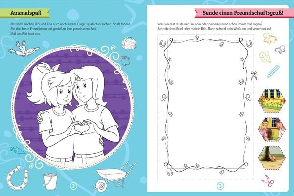 Produktbild: Bibi & Tina Mein &Uuml;berraschungs-R&auml;tselbuch I Ab 5 Jahren