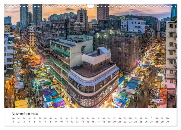Produktbild: Hongkong - eine einzigartige Weltstadt (Wandkalender 2026 DIN A3 quer), CALVENDO Monatskalender