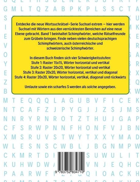 Produktbild: Schimpfwort Wortsuchr&auml;tsel