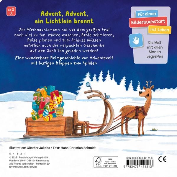 Produktbild: Advent, Advent, der Weihnachtsmann rennt!