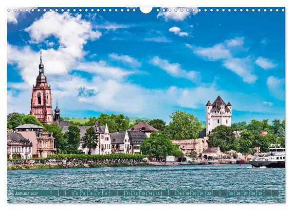 Produktbild: Eltville am Rhein - Wein, Sekt, Rosen (Wandkalender 2027 DIN A3 quer), CALVENDO Monatskalender