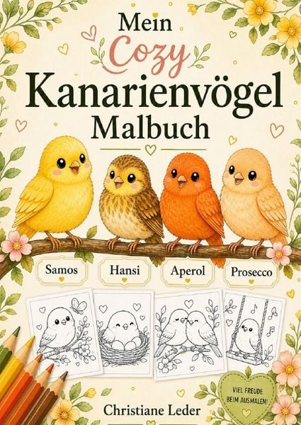 Produktbild: Mein Cozy Kanarienv&ouml;gel Malbuch