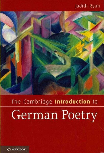 Produktbild: The Cambridge Introduction to German Poetry